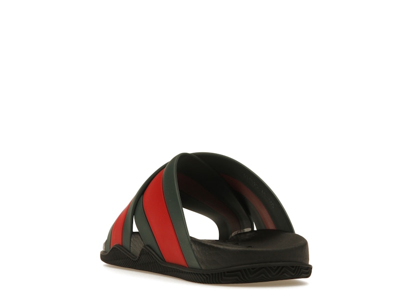 Gucci Web Slide Black Rubber (Women's)