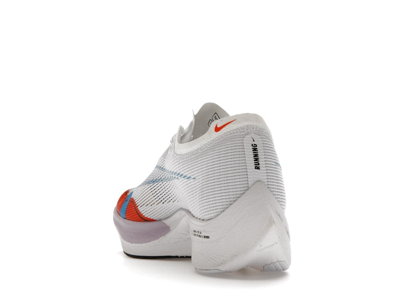 Nike ZoomX Vaporfly Next% 2 White Laser Blue Rush Orange