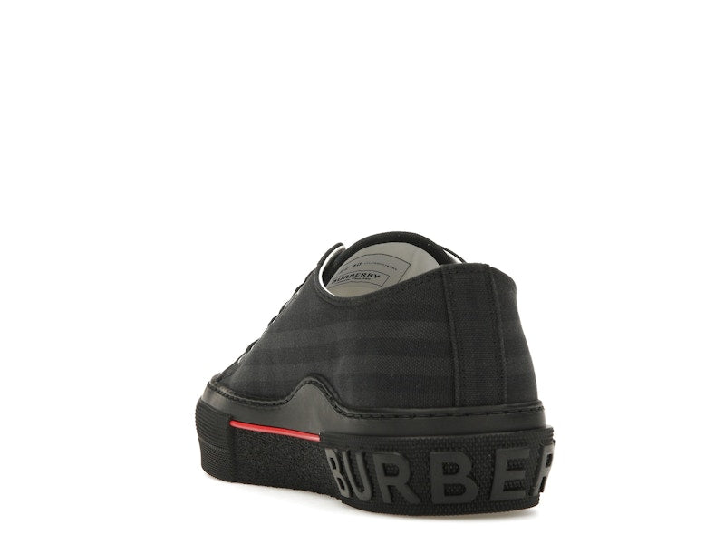 Burberry Vintage Check Canvas Low-Top Sneaker Dark Charcoal
