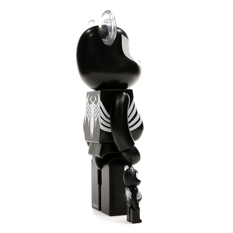 Bearbrick x Marvel Spider-Man Black Costume 100% & 400% Set