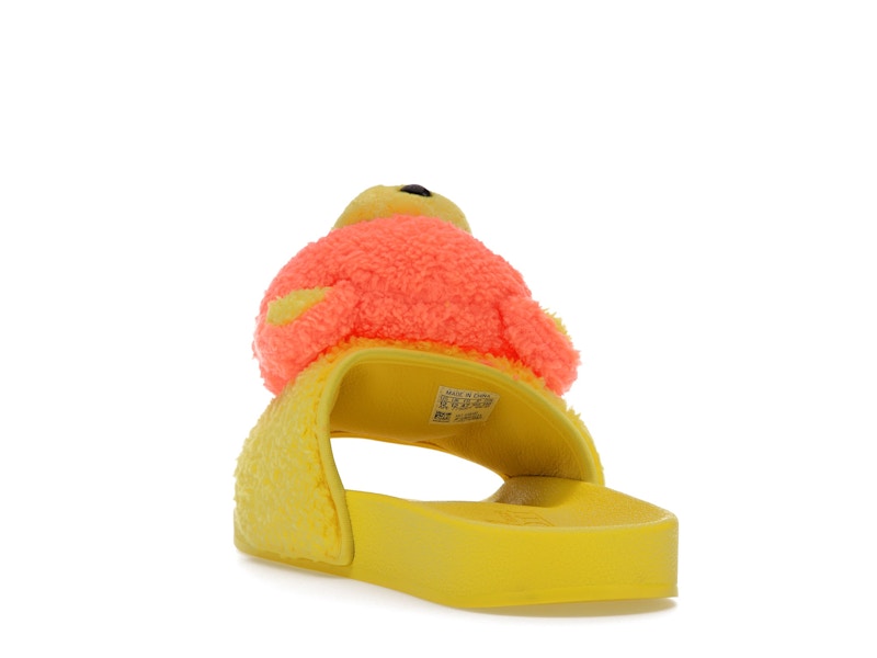 adidas JS Adilette Jeremy Scott Teddy Yellow