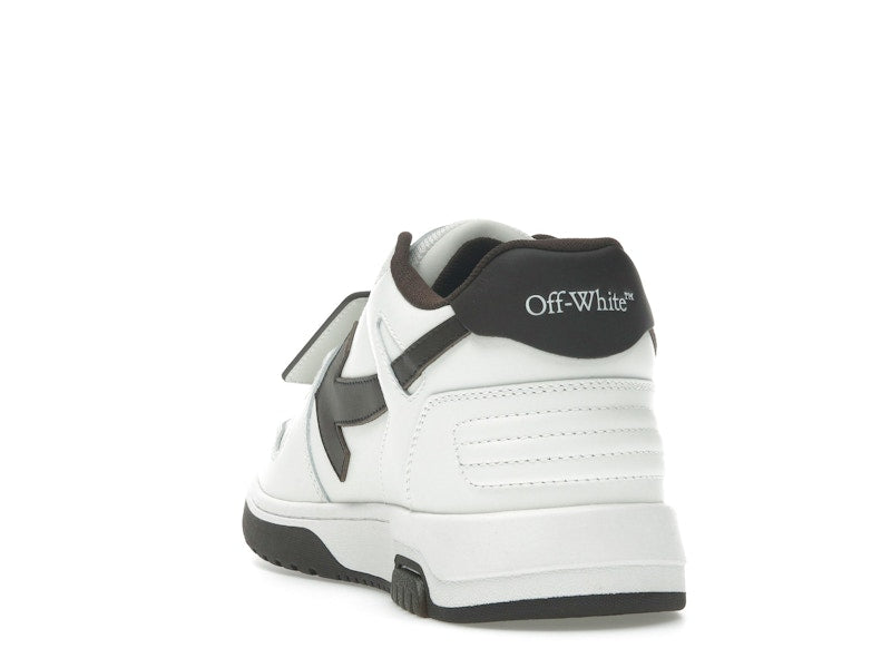 OFF-WHITE Out Of Office OOO Low Tops White Brown