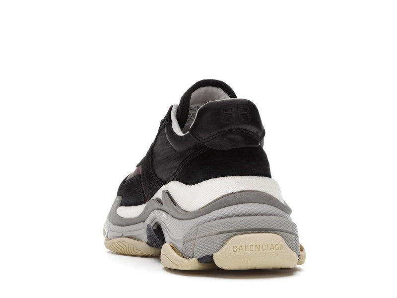 Balenciaga Triple S Black Burgundy