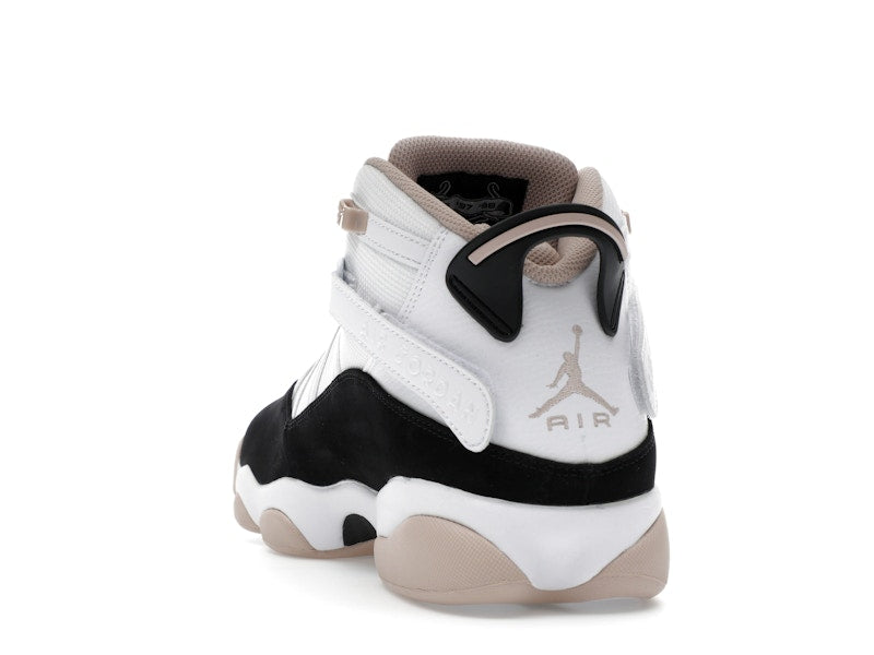 Jordan 6 Rings White Fossil Stone Black