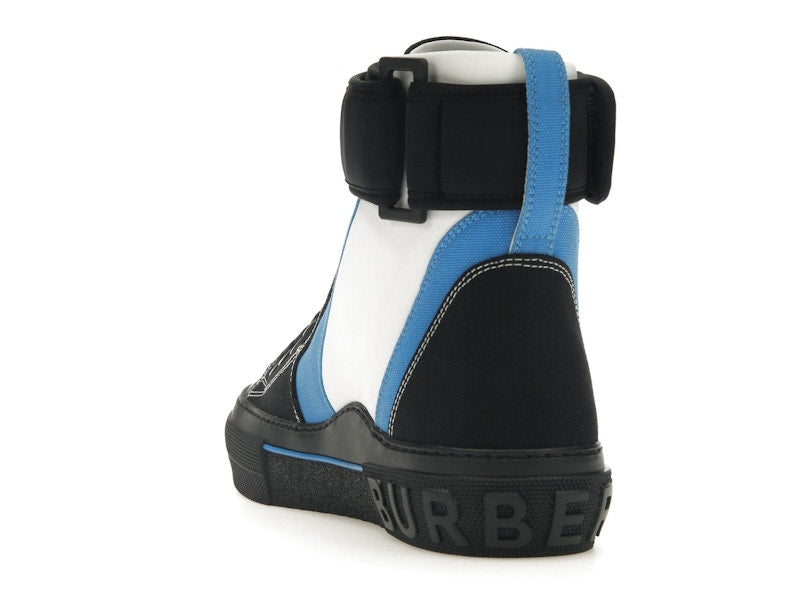 Burberry Sub High-Top Laced-Up Trainer Black Blue White