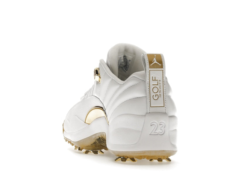 Jordan 12 Golf Metallic Gold