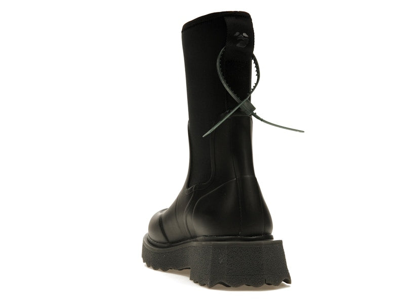OFF-WHITE For Rainy Days Rain Boot Black (Women's)