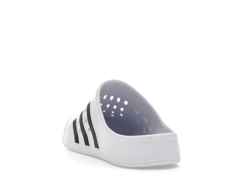 adidas Adilette Clog White Black
