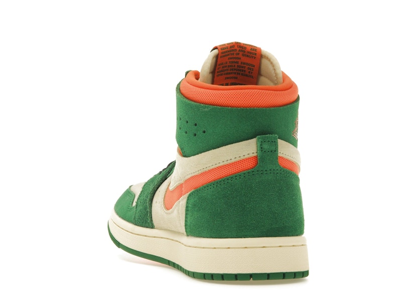 Jordan 1 High Zoom Air CMFT 2 Pine Green Orange Blaze (Women's)