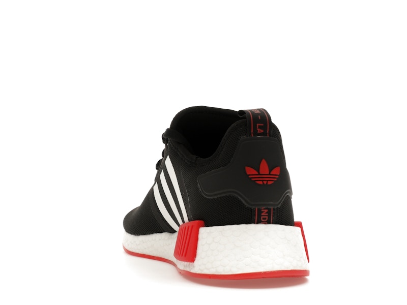 adidas NMD R1 Black Vivid Red White