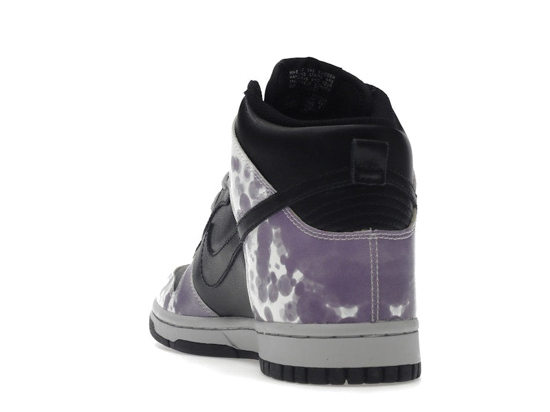 Nike Dunk High Splatter Black White Purple (Women's)
