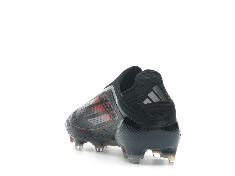 adidas F50 Elite Laceless FG Core Black Iron Metallic Lucid Red