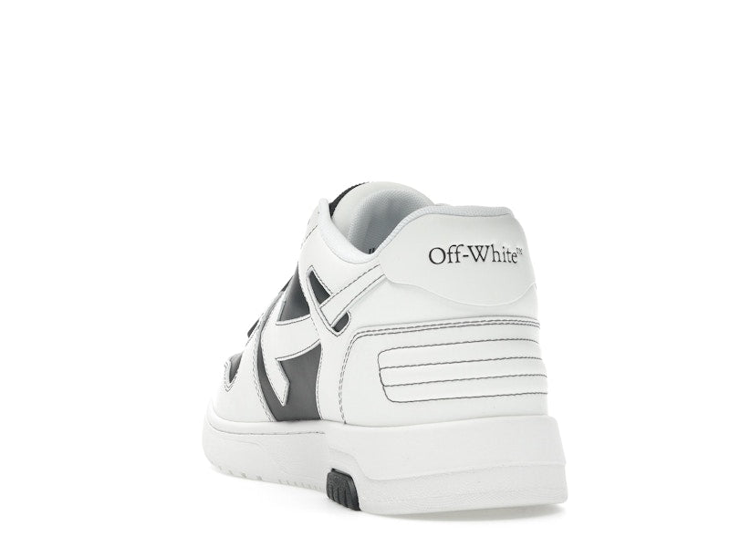 OFF-WHITE Out Of Office OOO Low Tops Black White