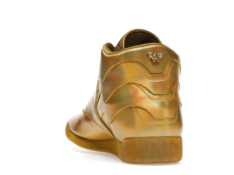Reebok Freestyle Hi DC Wonder Woman Gold (Women's)
