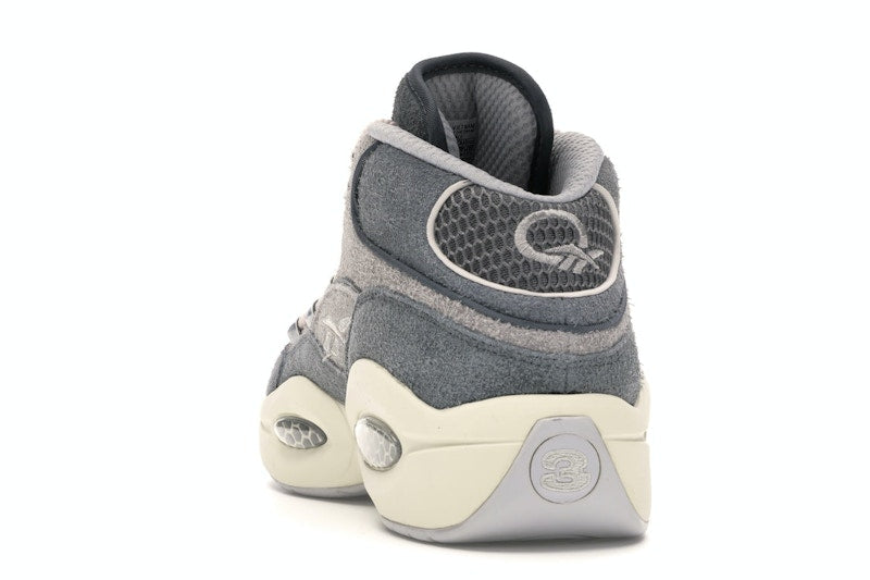 Reebok Question Mid Grey Suede