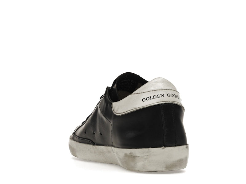 Golden Goose Super-Star Black White Leather