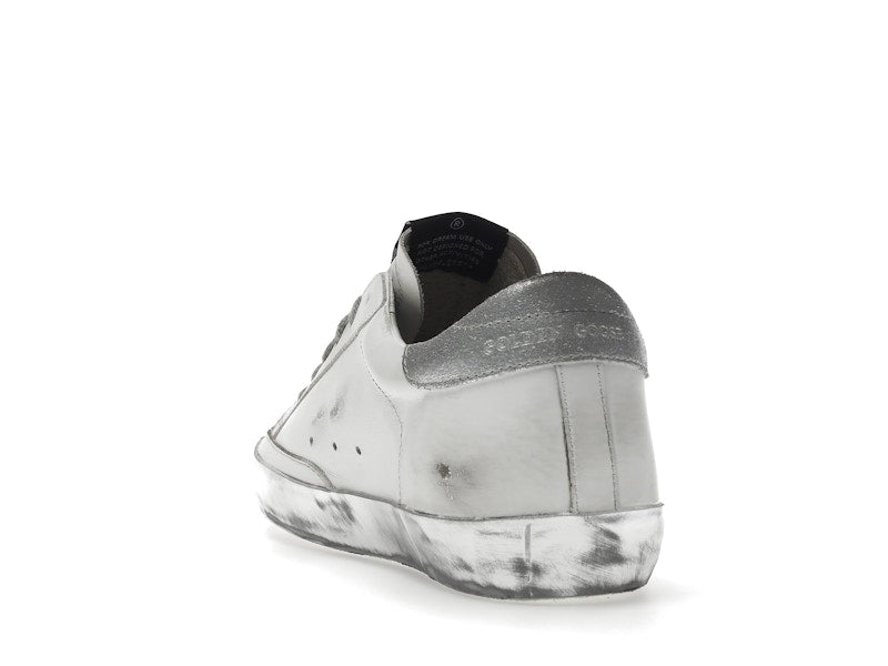 Golden Goose Super-Star White Silver Sparkle (Women's)