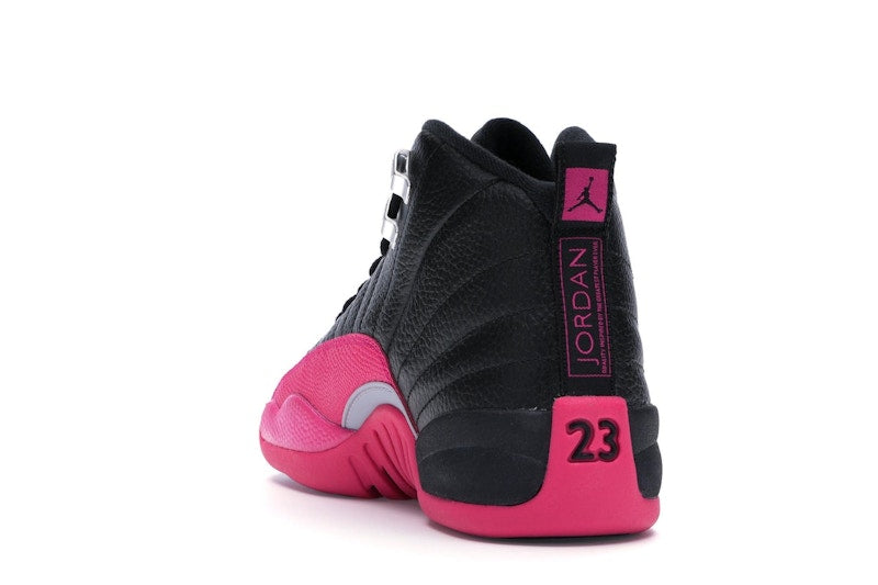 Jordan 12 Retro Black Deadly Pink (GS)