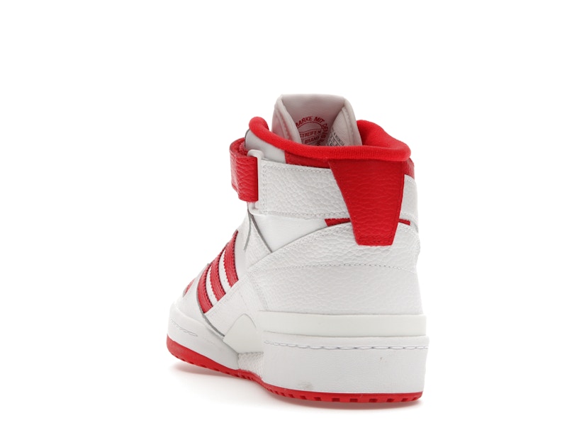 adidas Forum Mid Cloud White Vivid Red