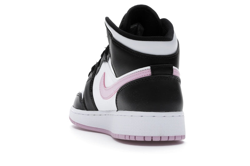 Jordan 1 Mid White Black Light Arctic Pink (GS)