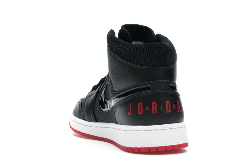 Jordan 1 Mid Black University Red