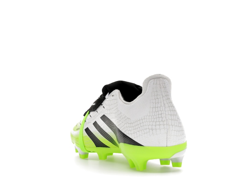 adidas Predator League Fold-Over Tongue FG/MG Cloud White Core Black Lucid Lemon