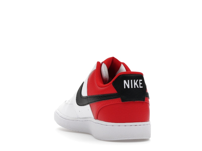 Nike Court Vision Low White Black University Red