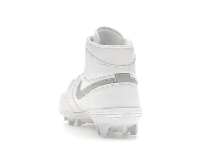 Jordan 1 Mid TD Cleat White Grey Fog