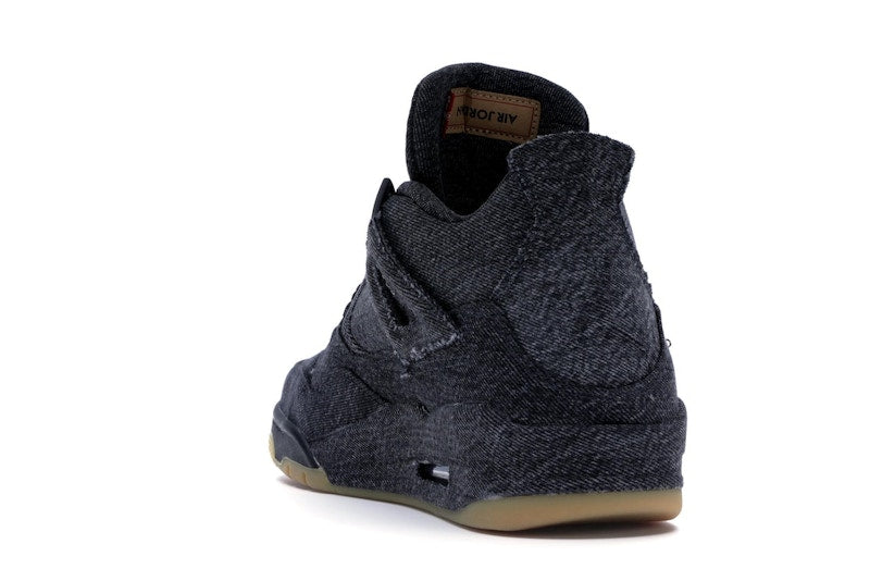 Jordan 4 Retro Levi's Black (Blank Tag)