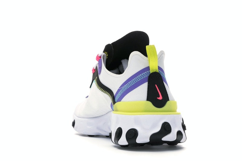Nike React Element 55 White Psychic Purple Hyper Pink