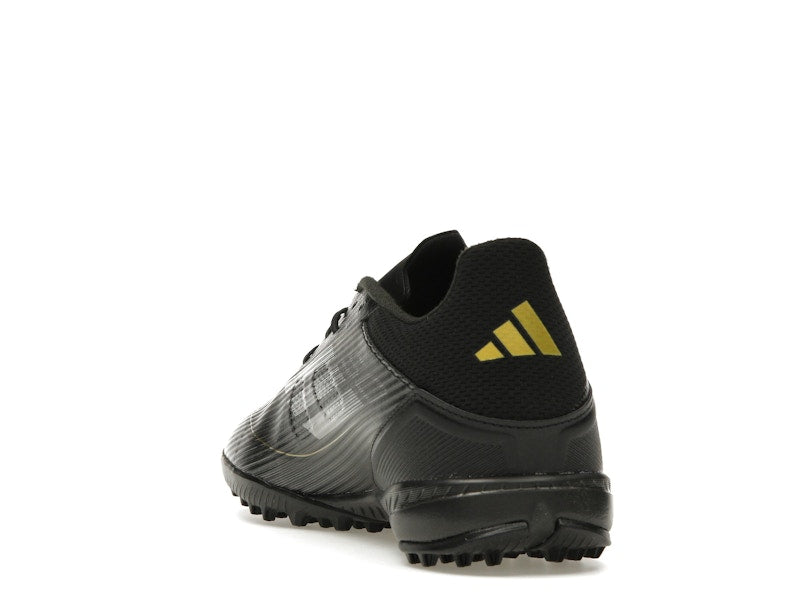 adidas F50 League Turf Core Black Iron Metallic Gold Metallic