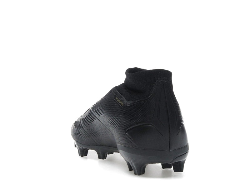 adidas Predator League Laceless FG Core Black Carbon Gold Metallic