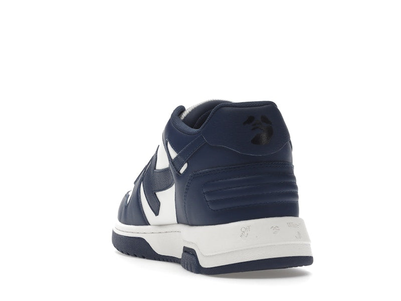 OFF-WHITE Out Of Office "OOO" Low Tops Dark Blue White