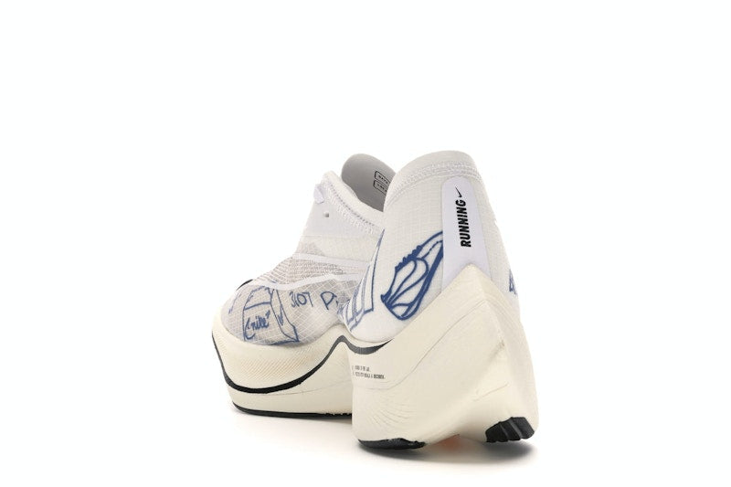 Nike ZoomX Vaporfly Next% Blue Ribbon Sports White