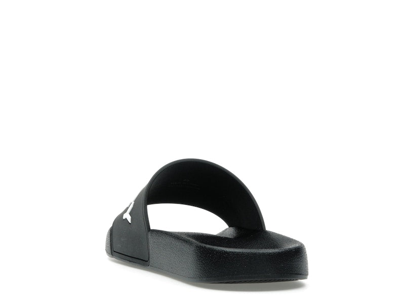 Burberry Logo Slides Black Optic White