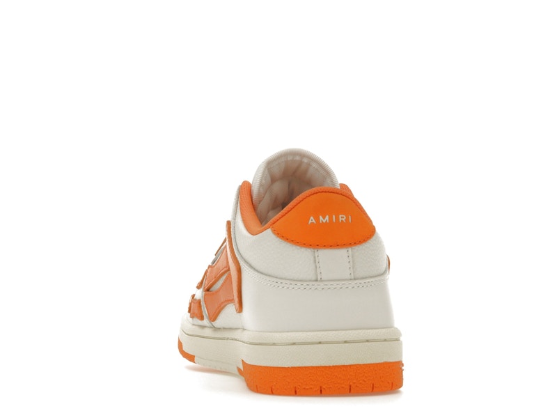AMIRI Skel Top Low White Orange