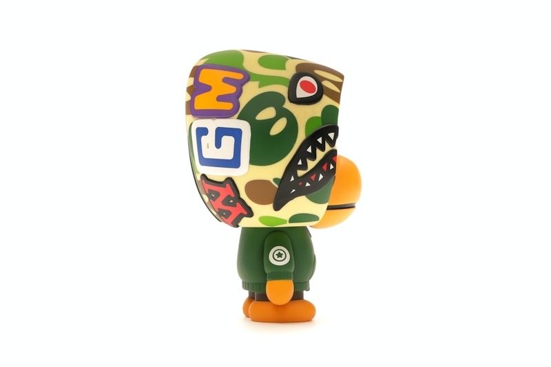 BAPE Baby Milo Shark Hoodie Vinyl Toy Green
