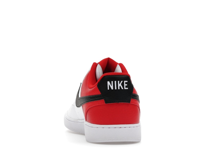 Nike Court Vision Low White Black University Red