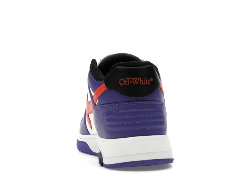 OFF-WHITE Out Of Office OOO Low Tops White Purple Orange