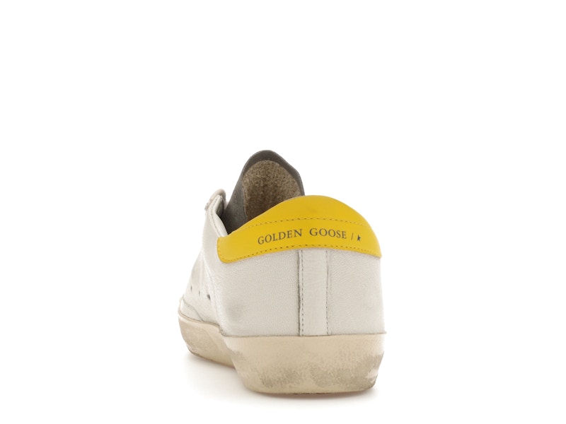Golden Goose Super-Star White Orange Yellow
