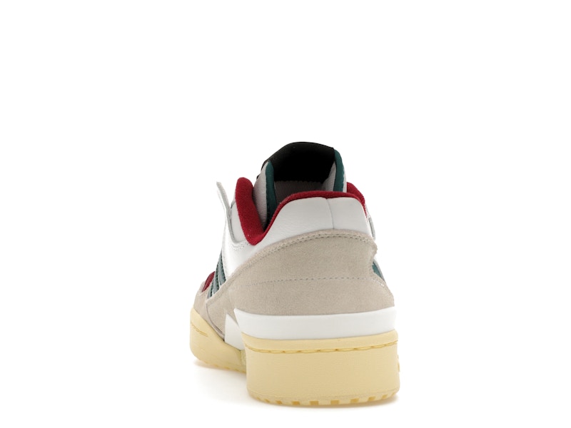 adidas Forum Low White Teal Burgundy