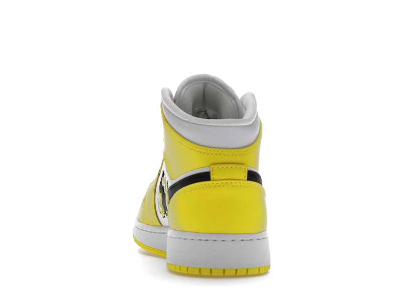 Jordan 1 Mid Dynamic Yellow Floral (GS)