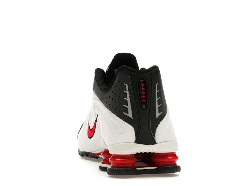 Nike Shox R4 Platinum Tint University Red Black