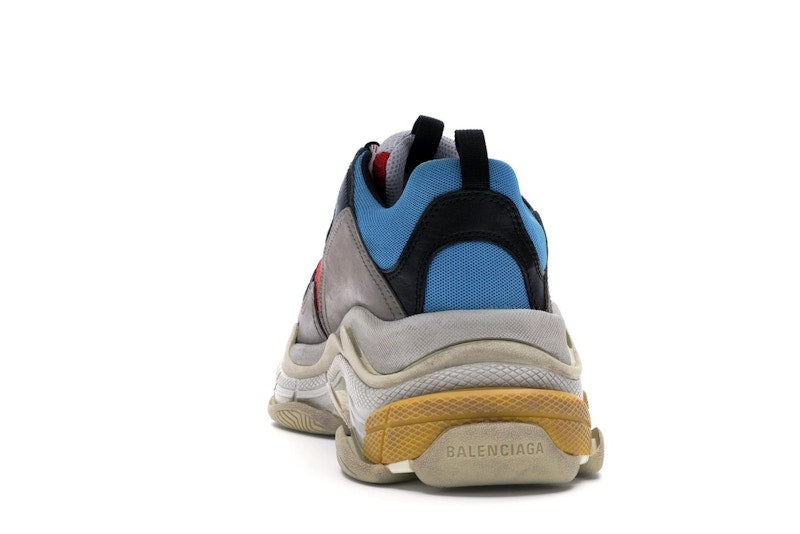 Balenciaga Triple S Grey Red Blue (2018 Reissue)