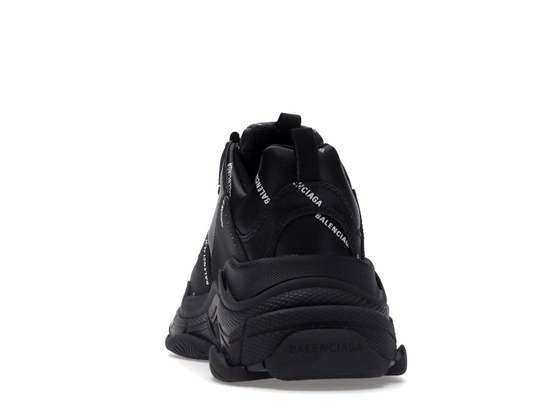 Balenciaga Triple S Black Logo (Women's)