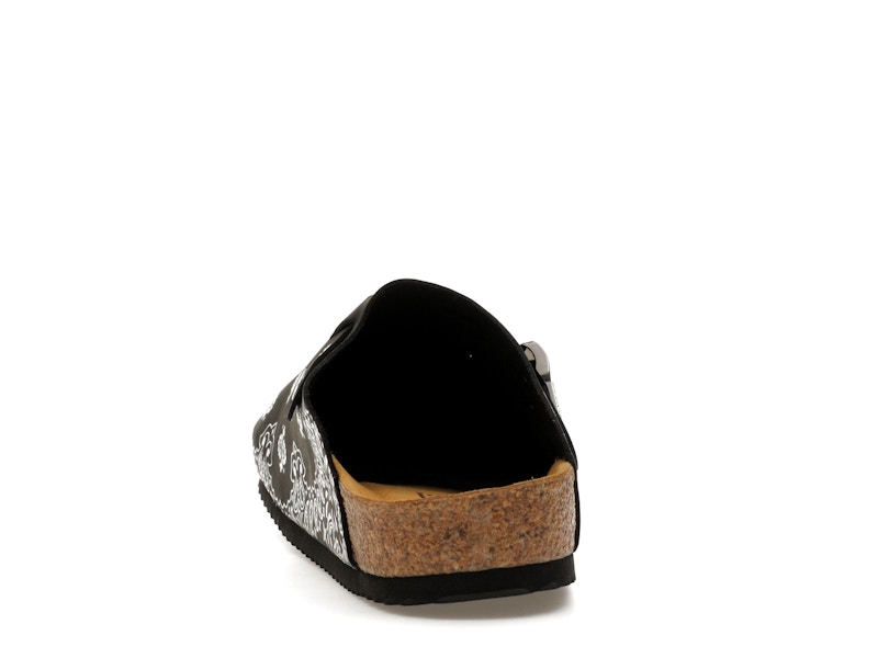 Bravest Studios Suede Paisley Clogs Black