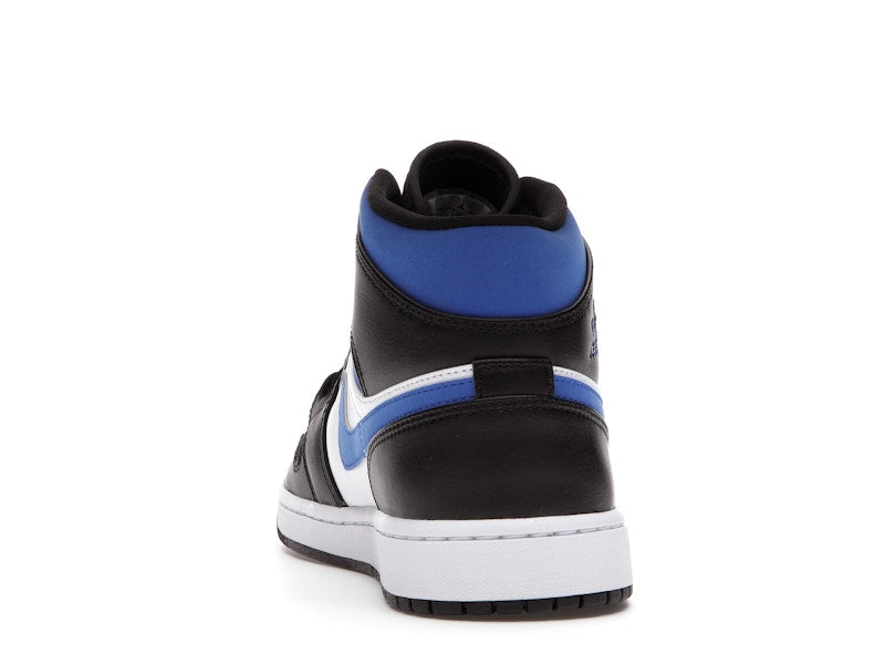 Jordan 1 Mid White Black Racer Blue