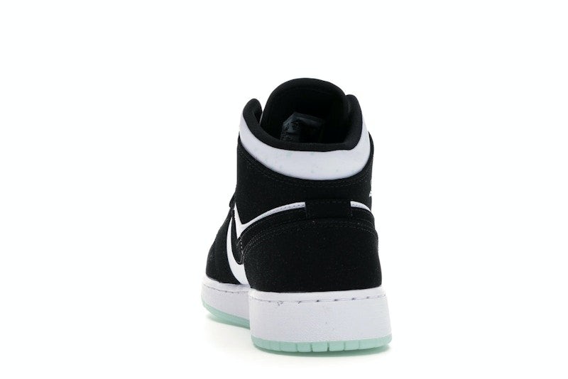 Jordan 1 Mid White Black Teal Tint (GS)
