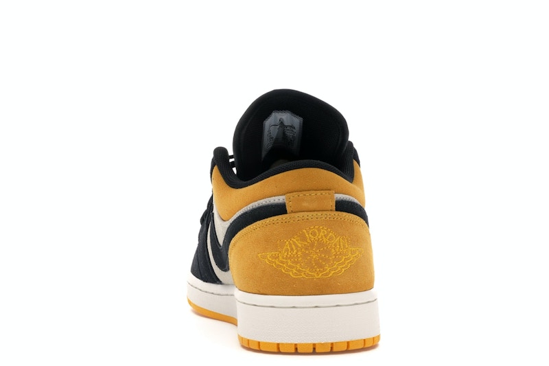 Jordan 1 Low Sail University Gold Black