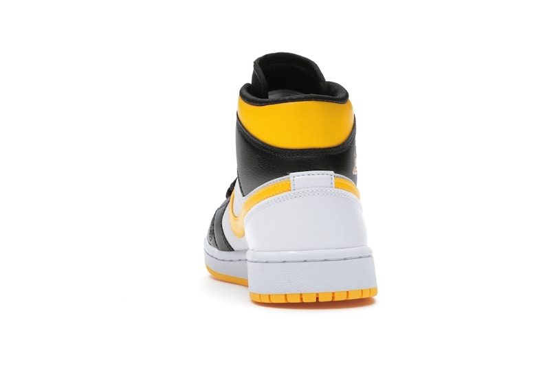 Jordan 1 Mid Laser Orange Black (Women's)